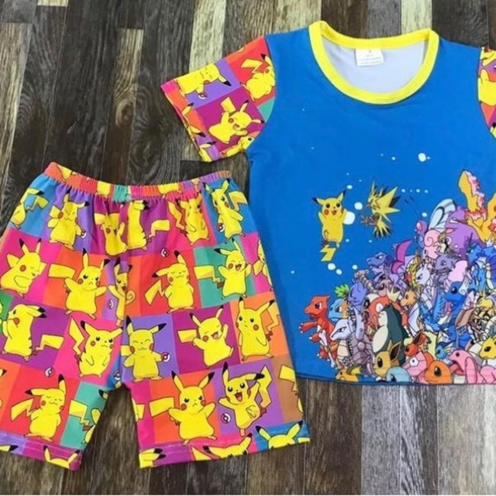 Little boys 3 piece set(Pokemon )